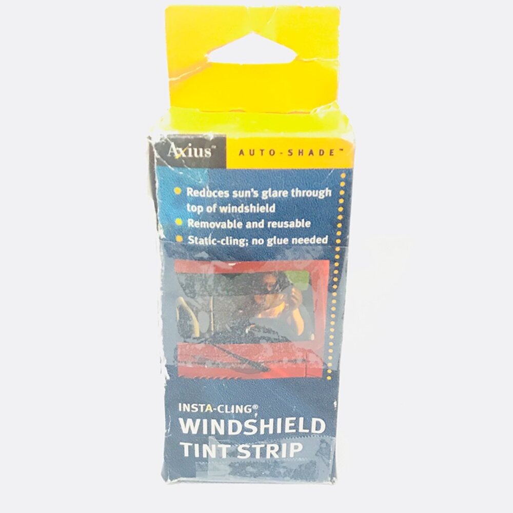 Axius Auto-Shade Insta-Cling Windshield Tint Strip - New Open Box